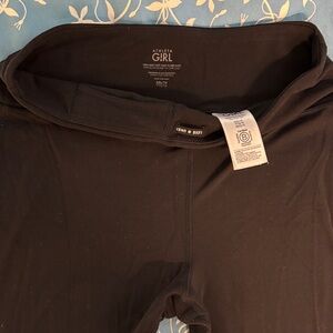 Athleta Girl Black Chit Chat Flare Leggings Size XXL 16